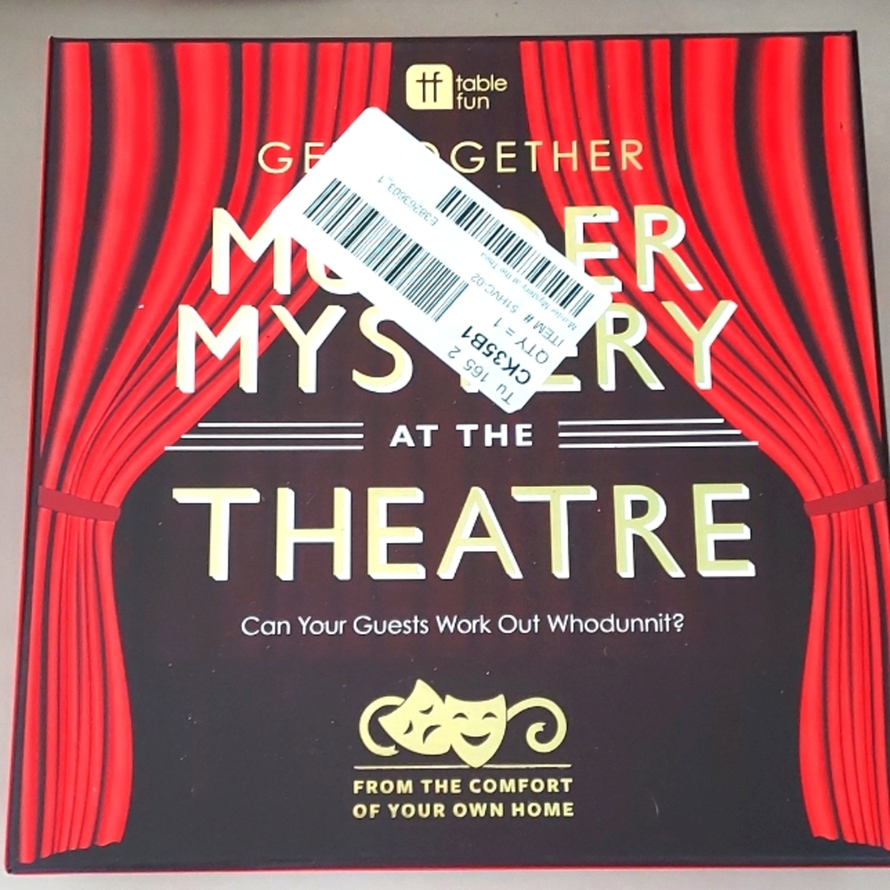 Murder Mystery at the Theatre card game